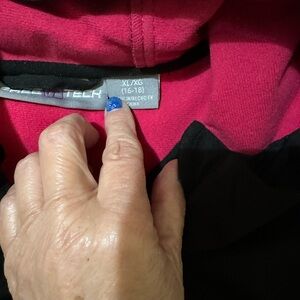 Red and Black Fleece Jacket